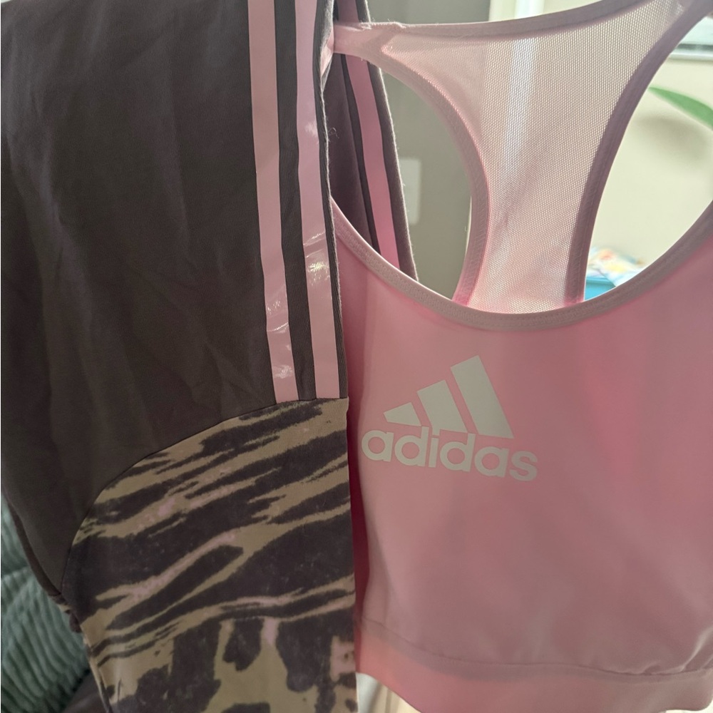 Adidas Clear Pink Training Bra